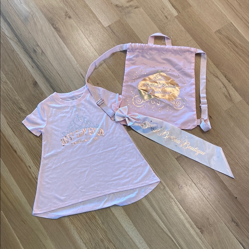 Bibbidi Bobbidi Boutique Shirt and Bag bundle